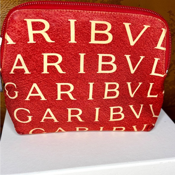 Bvlgari Logo Canvas Cosmetic Pouch – Authentic | COA Included - Picture 4 of 11